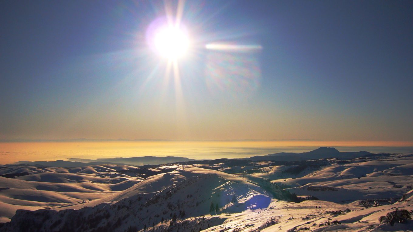 Altopiano della Lessinia visto da Cima Trappola