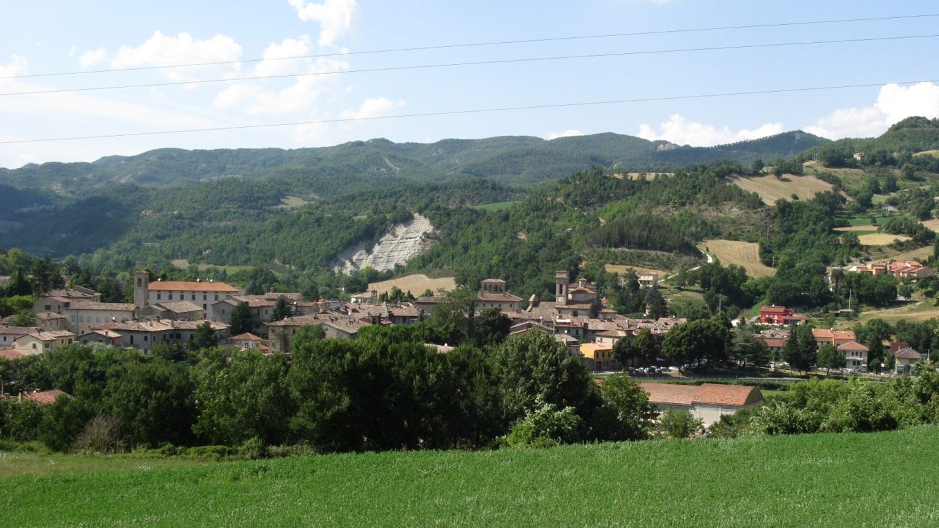 Panorama di Mercatello sul Metauro nelle Marche