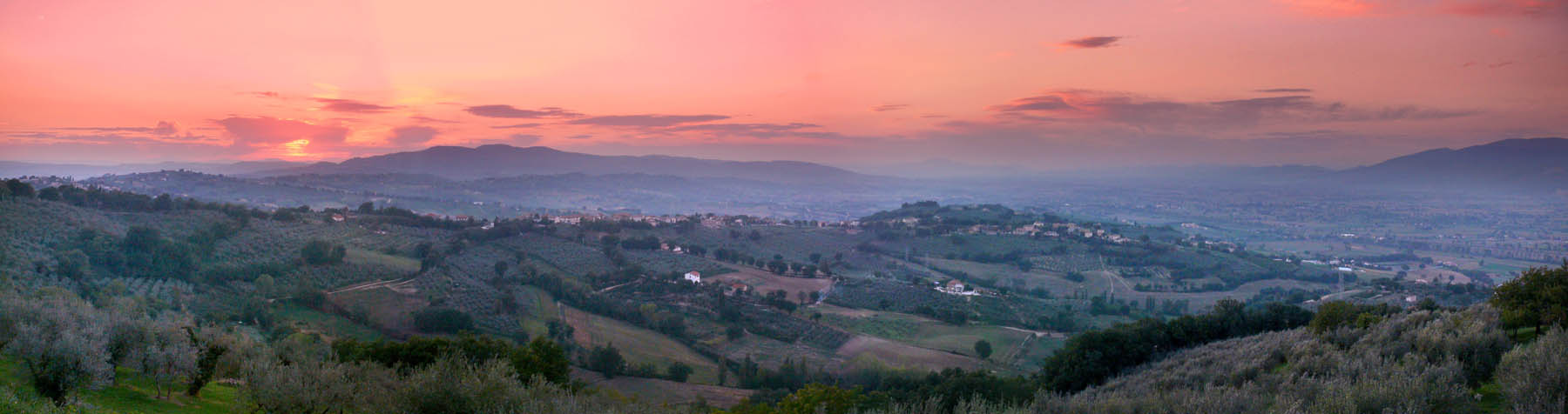 Panorama di Montefalco, comune umbro tra le Spighe Verdi 2026