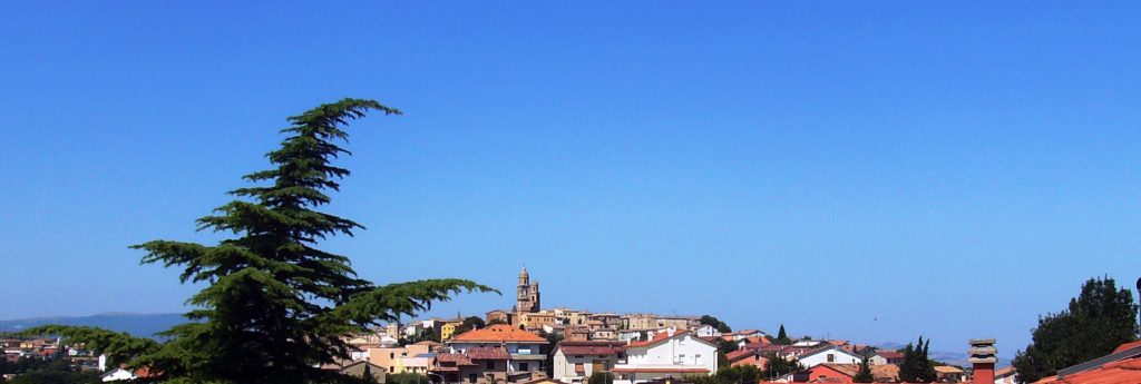 Veduta di Orciano di Pesaro nelle Marche