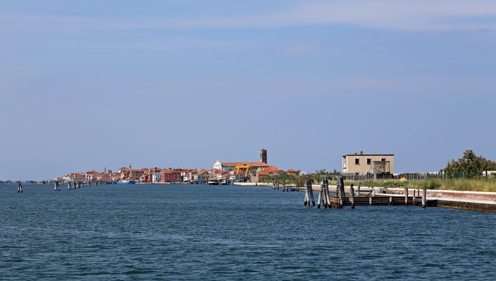 Panorama di Pellestrina lungo la laguna