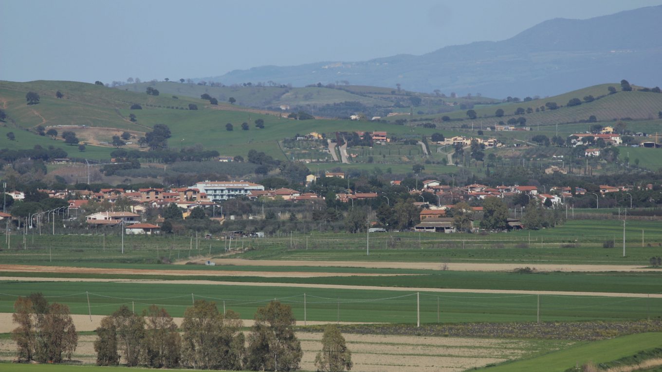 Panorama di Rispescia in Maremma