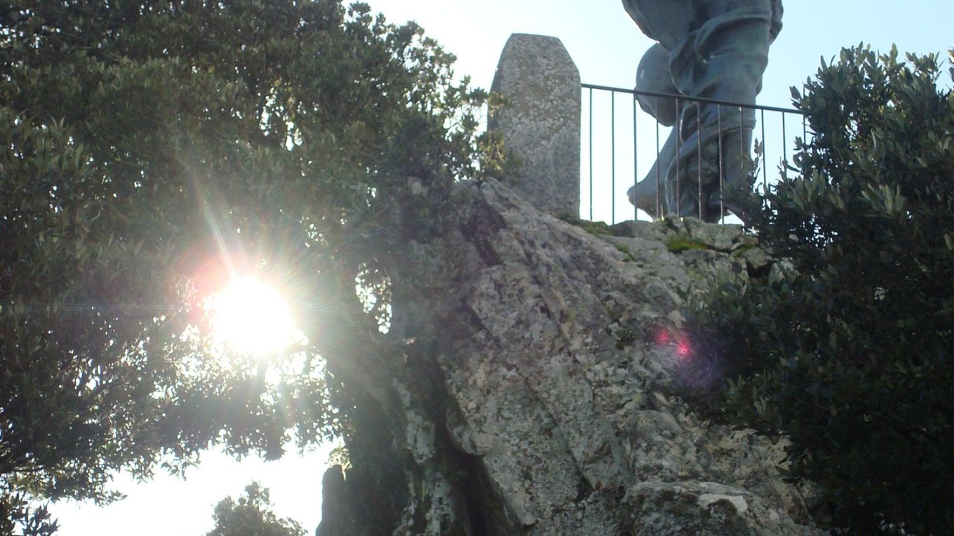Statua del Redentore sul Monte Ortobene a Nuoro