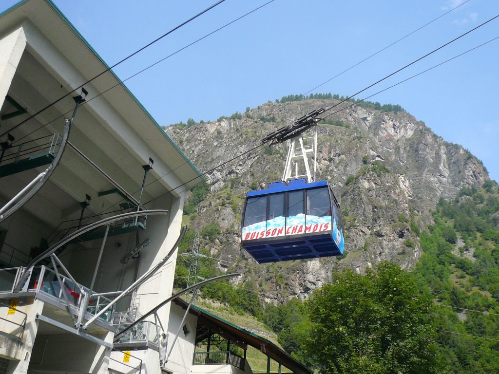 Funivia Buisson Chamois in Valle d Aosta