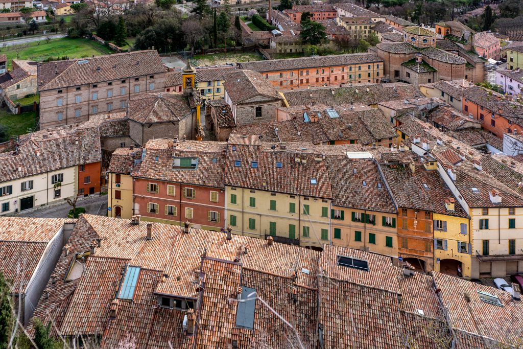 Centro storico di Brisighella visto dalla Torre dell Orologio