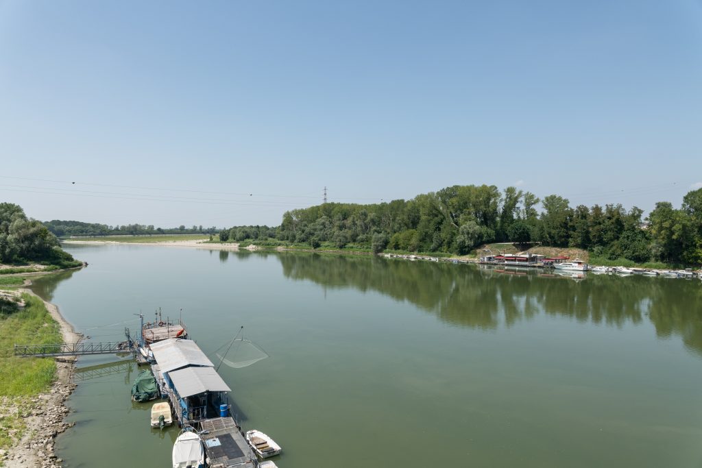Fiume Po a Pontelagoscuro, Ferrara