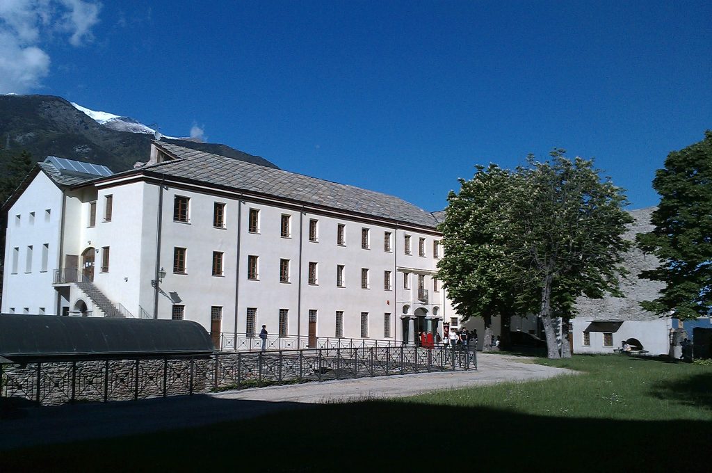 Corte interna del Castello della Contessa Adelaide a Susa