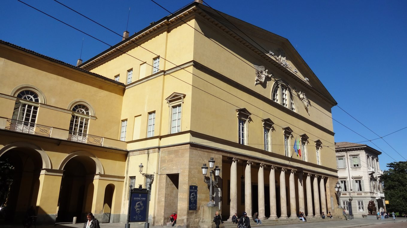 Teatro Regio di Parma visto dall’esterno