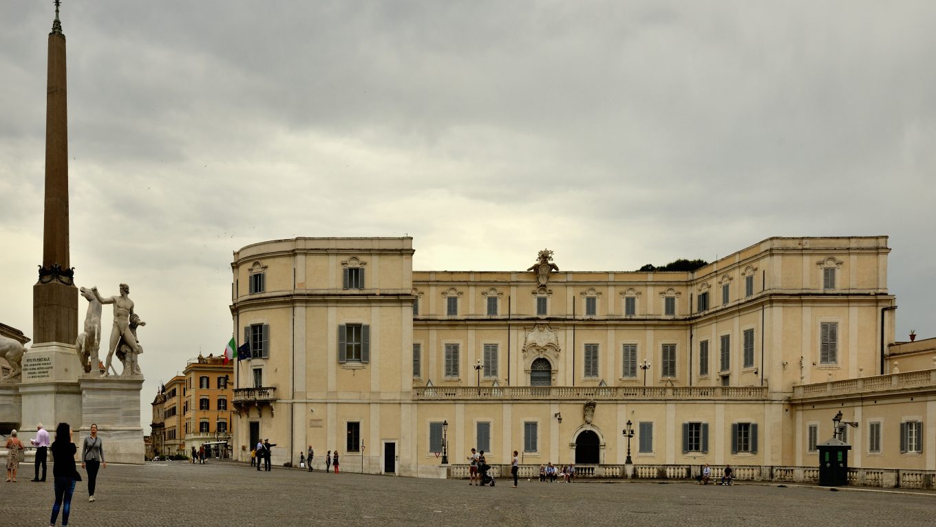 Piazza del Quirinale e Scuderie del Quirinale a Roma