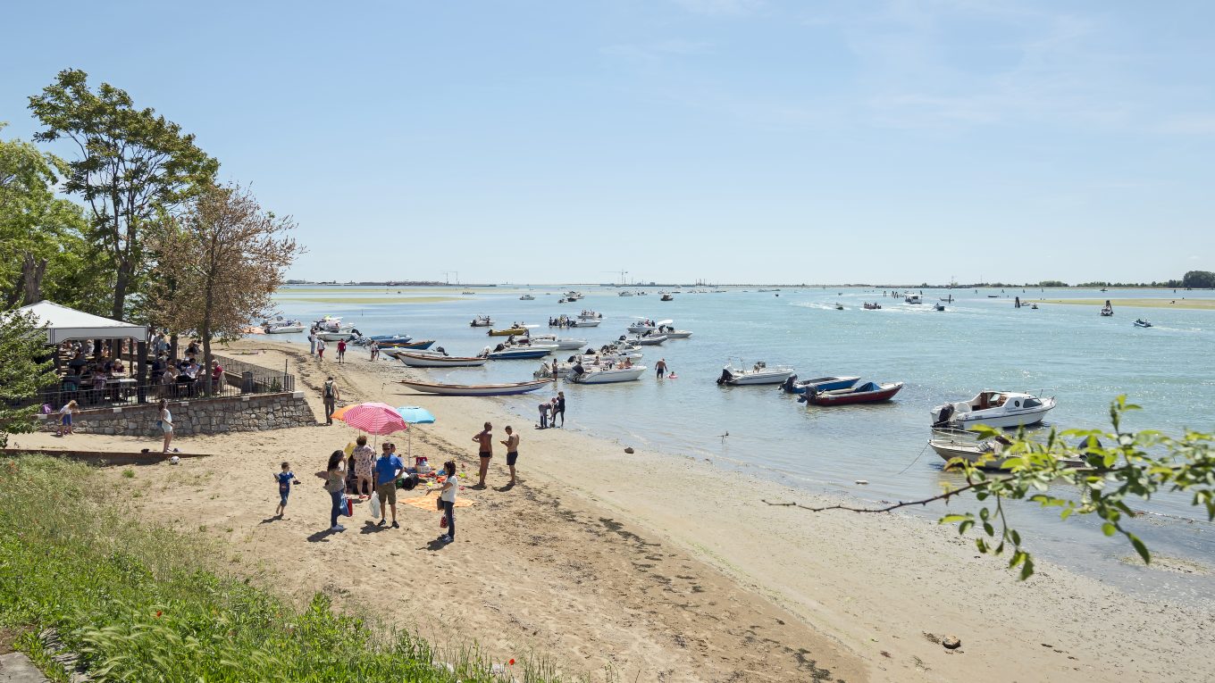 Estremità sud dell’isola di Sant’Erasmo nella Laguna di Venezia